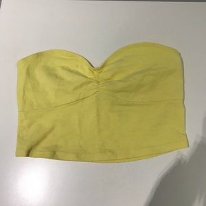 Yellow tube top